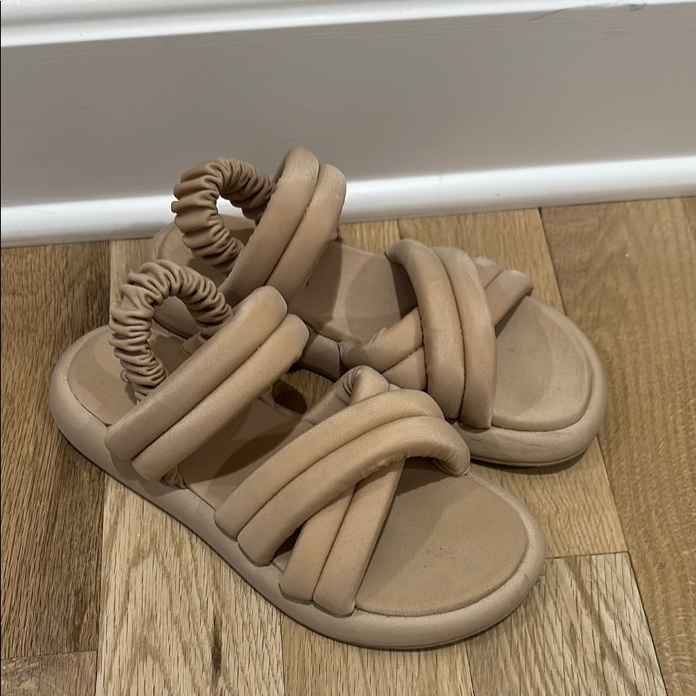 Tan Strappy Sandals